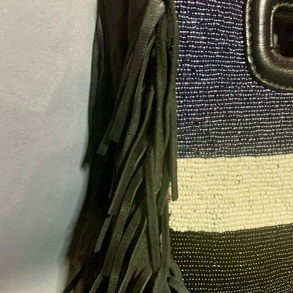 Maje PARIS Multicolored-Beaded Crossbody Bag - Picture 5 of 8